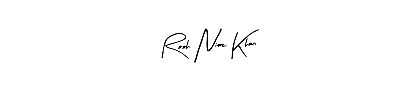 Make a short Rooh Niaz Khan signature style. Manage your documents anywhere anytime using Arty Signature. Create and add eSignatures, submit forms, share and send files easily. Rooh Niaz Khan signature style 8 images and pictures png