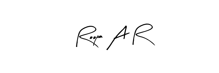 You can use this online signature creator to create a handwritten signature for the name Roopa A R. This is the best online autograph maker. Roopa A R signature style 8 images and pictures png