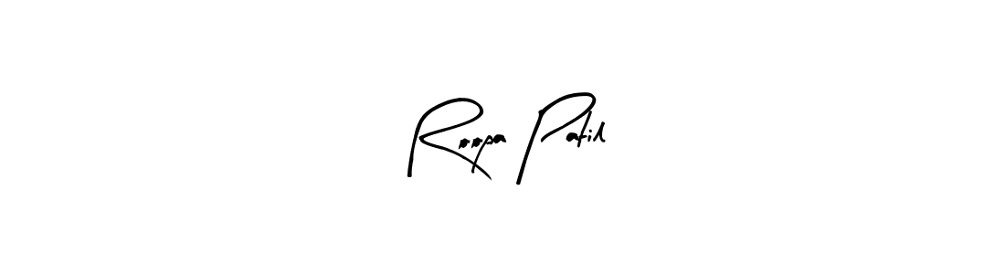 Design your own signature with our free online signature maker. With this signature software, you can create a handwritten (Arty Signature) signature for name Roopa Patil. Roopa Patil signature style 8 images and pictures png