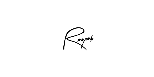 How to make Roopak signature? Arty Signature is a professional autograph style. Create handwritten signature for Roopak name. Roopak signature style 8 images and pictures png