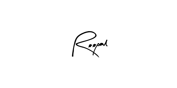 if you are searching for the best signature style for your name Roopal. so please give up your signature search. here we have designed multiple signature styles  using Arty Signature. Roopal signature style 8 images and pictures png