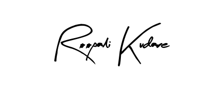 The Arty Signature font transforms the name Roopali Kudare into an executive sign with sharp precision and distinguished character. Roopali Kudare signature style 8 images and pictures png
