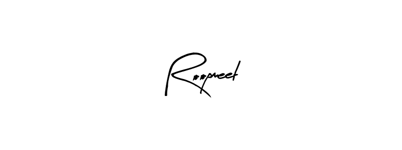 Create a beautiful signature design for name Roopmeet. With this signature (Arty Signature) fonts, you can make a handwritten signature for free. Roopmeet signature style 8 images and pictures png