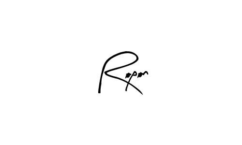 Similarly Arty Signature is the best handwritten signature design. Signature creator online .You can use it as an online autograph creator for name Ropon. Ropon signature style 8 images and pictures png