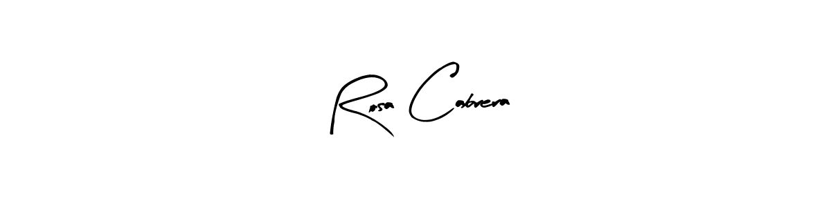 How to make Rosa Cabrera name signature. Use Arty Signature style for creating short signs online. This is the latest handwritten sign. Rosa Cabrera signature style 8 images and pictures png
