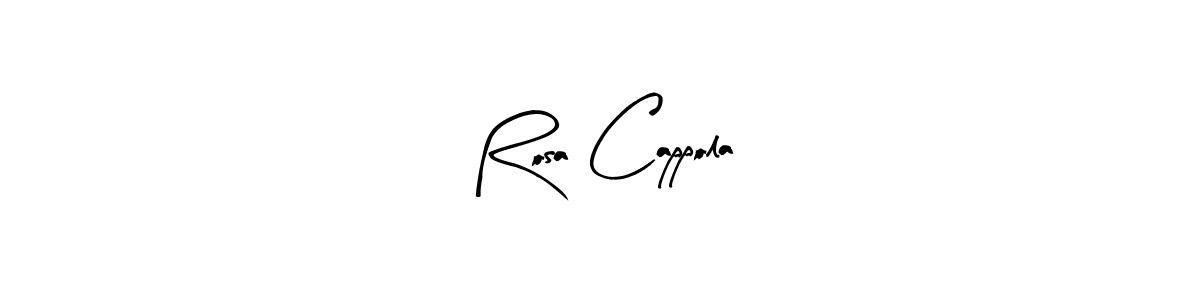 You should practise on your own different ways (Arty Signature) to write your name (Rosa Cappola) in signature. don't let someone else do it for you. Rosa Cappola signature style 8 images and pictures png