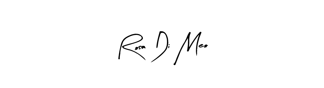 Make a beautiful signature design for name Rosa Di Meo. With this signature (Arty Signature) style, you can create a handwritten signature for free. Rosa Di Meo signature style 8 images and pictures png