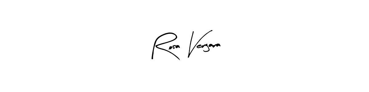You should practise on your own different ways (Arty Signature) to write your name (Rosa Vergara) in signature. don't let someone else do it for you. Rosa Vergara signature style 8 images and pictures png