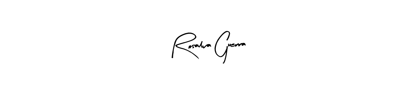 Create a beautiful signature design for name Rosalva Guerra. With this signature (Arty Signature) fonts, you can make a handwritten signature for free. Rosalva Guerra signature style 8 images and pictures png