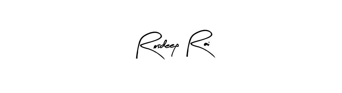 Arty Signature is a professional signature style that is perfect for those who want to add a touch of class to their signature. It is also a great choice for those who want to make their signature more unique. Get Rosdeep Rai name to fancy signature for free. Rosdeep Rai signature style 8 images and pictures png