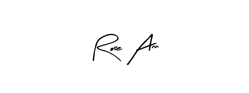 You should practise on your own different ways (Arty Signature) to write your name (Rose Ann) in signature. don't let someone else do it for you. Rose Ann signature style 8 images and pictures png