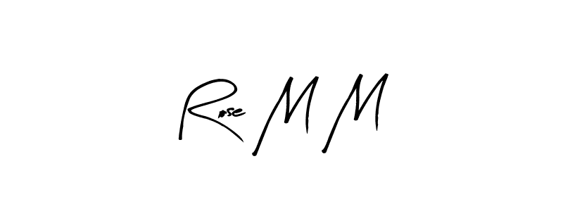 You should practise on your own different ways (Arty Signature) to write your name (Rose M M) in signature. don't let someone else do it for you. Rose M M signature style 8 images and pictures png