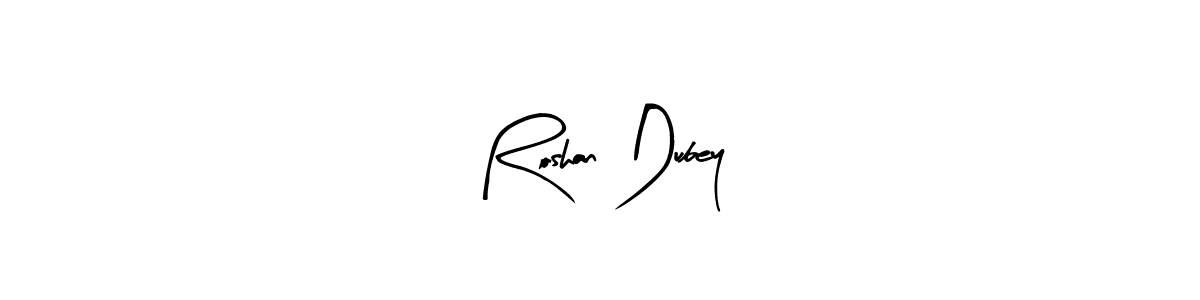 You should practise on your own different ways (Arty Signature) to write your name (Roshan Dubey) in signature. don't let someone else do it for you. Roshan Dubey signature style 8 images and pictures png