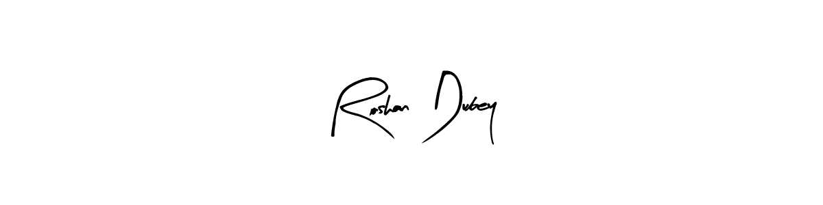 This is the best signature style for the Roshan Dubey name. Also you like these signature font (Arty Signature). Mix name signature. Roshan Dubey signature style 8 images and pictures png