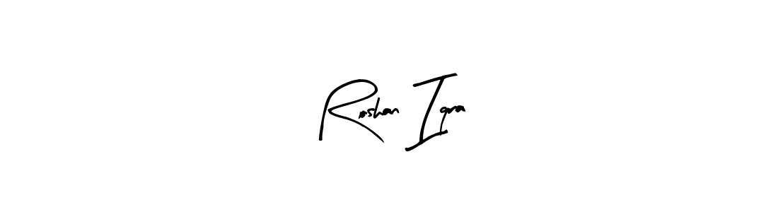 How to make Roshan Iqra signature? Arty Signature is a professional autograph style. Create handwritten signature for Roshan Iqra name. Roshan Iqra signature style 8 images and pictures png