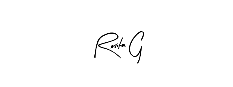 You can use this online signature creator to create a handwritten signature for the name Rosita G. This is the best online autograph maker. Rosita G signature style 8 images and pictures png