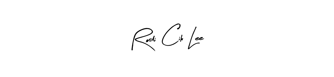 Check out images of Autograph of Rosli Cik Lee name. Actor Rosli Cik Lee Signature Style. Arty Signature is a professional sign style online. Rosli Cik Lee signature style 8 images and pictures png