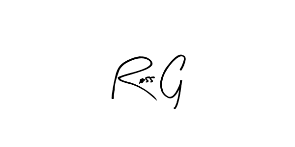 Ross G stylish signature style. Best Handwritten Sign (Arty Signature) for my name. Handwritten Signature Collection Ideas for my name Ross G. Ross G signature style 8 images and pictures png