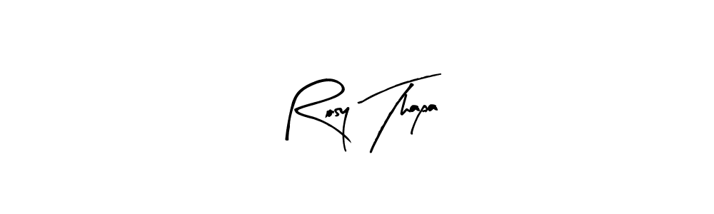 It looks lik you need a new signature style for name Rosy Thapa. Design unique handwritten (Arty Signature) signature with our free signature maker in just a few clicks. Rosy Thapa signature style 8 images and pictures png