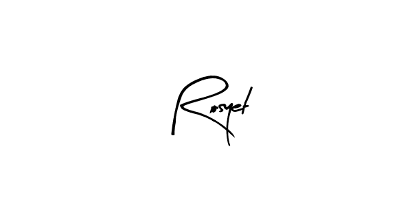 You can use this online signature creator to create a handwritten signature for the name Rosyet. This is the best online autograph maker. Rosyet signature style 8 images and pictures png