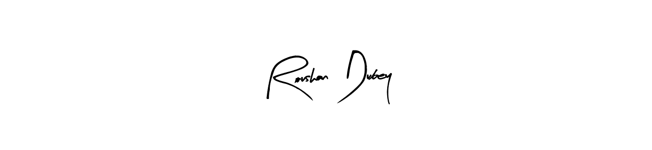 Here are the top 10 professional signature styles for the name Roushan Dubey. These are the best autograph styles you can use for your name. Roushan Dubey signature style 8 images and pictures png