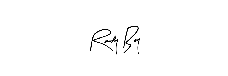 Best and Professional Signature Style for Rowdy Boy. Arty Signature Best Signature Style Collection. Rowdy Boy signature style 8 images and pictures png