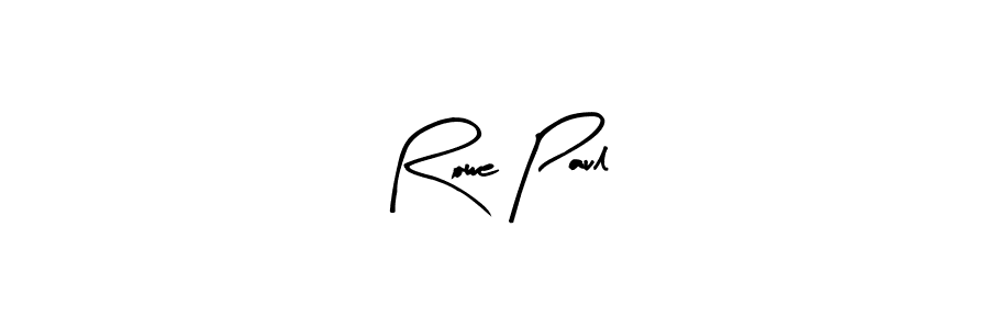 You should practise on your own different ways (Arty Signature) to write your name (Rowe Paul) in signature. don't let someone else do it for you. Rowe Paul signature style 8 images and pictures png