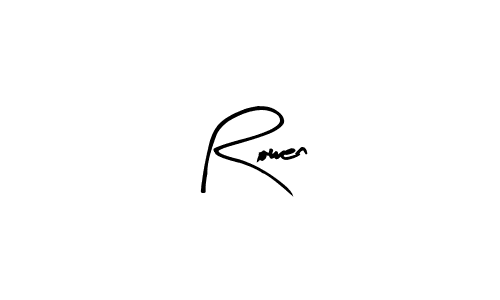 Also we have Rowen name is the best signature style. Create professional handwritten signature collection using Arty Signature autograph style. Rowen signature style 8 images and pictures png