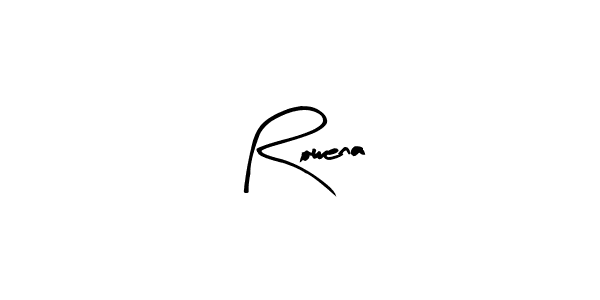 Rowena stylish signature style. Best Handwritten Sign (Arty Signature) for my name. Handwritten Signature Collection Ideas for my name Rowena. Rowena signature style 8 images and pictures png