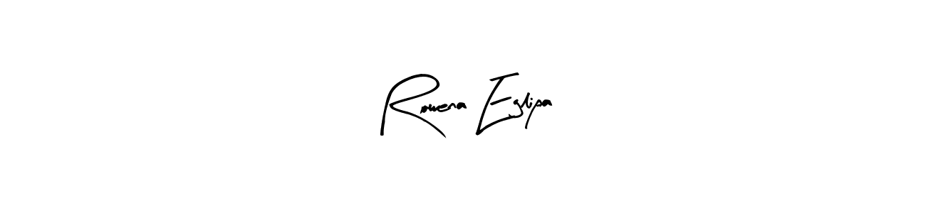 Best and Professional Signature Style for Rowena Eglipa. Arty Signature Best Signature Style Collection. Rowena Eglipa signature style 8 images and pictures png