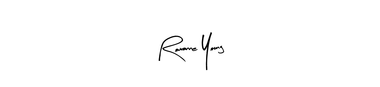 You should practise on your own different ways (Arty Signature) to write your name (Roxanne Young) in signature. don't let someone else do it for you. Roxanne Young signature style 8 images and pictures png