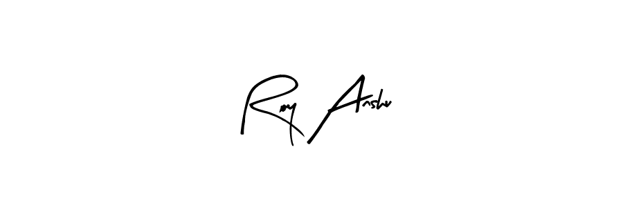 Here are the top 10 professional signature styles for the name Roy Anshu. These are the best autograph styles you can use for your name. Roy Anshu signature style 8 images and pictures png