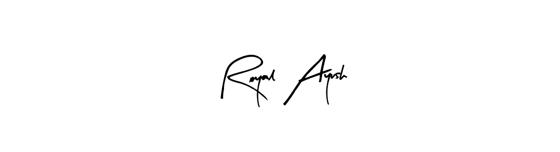 How to Draw Royal Ayush signature style? Arty Signature is a latest design signature styles for name Royal Ayush. Royal Ayush signature style 8 images and pictures png
