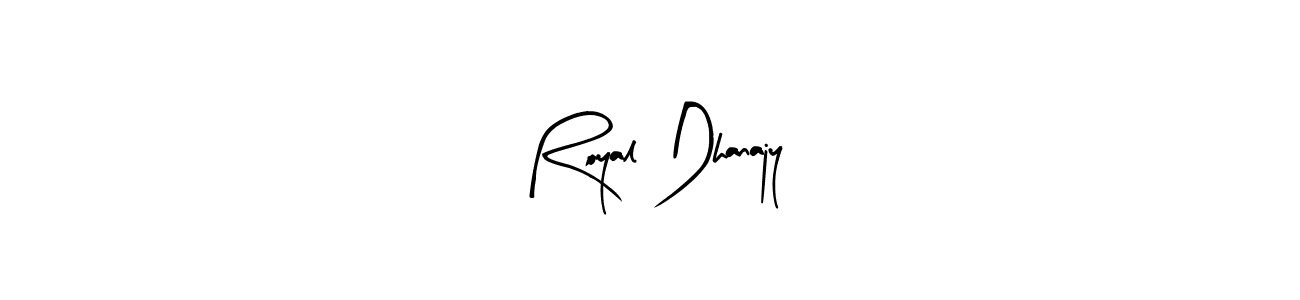 How to Draw Royal Dhanajy signature style? Arty Signature is a latest design signature styles for name Royal Dhanajy. Royal Dhanajy signature style 8 images and pictures png