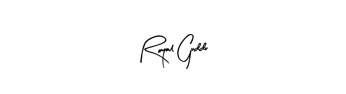 Once you've used our free online signature maker to create your best signature Arty Signature style, it's time to enjoy all of the benefits that Royal Guddu name signing documents. Royal Guddu signature style 8 images and pictures png