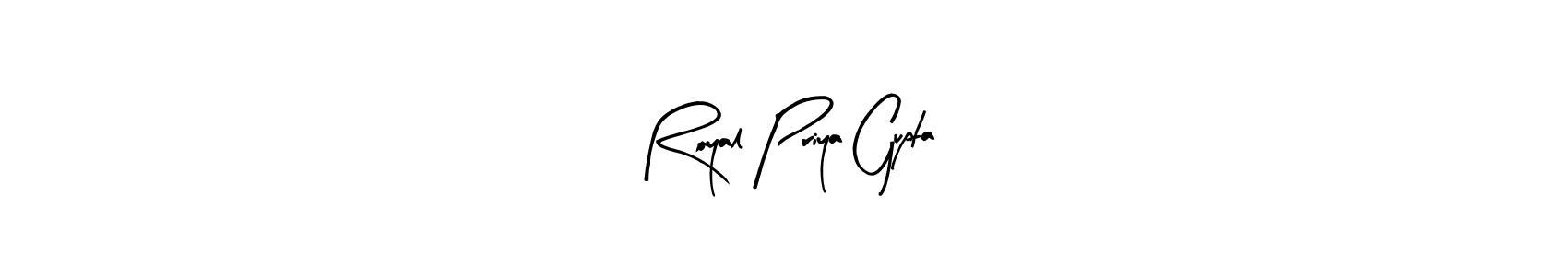 Royal Priya Gupta stylish signature style. Best Handwritten Sign (Arty Signature) for my name. Handwritten Signature Collection Ideas for my name Royal Priya Gupta. Royal Priya Gupta signature style 8 images and pictures png