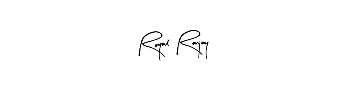 You can use this online signature creator to create a handwritten signature for the name Royal Ranjay. This is the best online autograph maker. Royal Ranjay signature style 8 images and pictures png