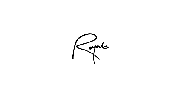 How to make Royale signature? Arty Signature is a professional autograph style. Create handwritten signature for Royale name. Royale signature style 8 images and pictures png