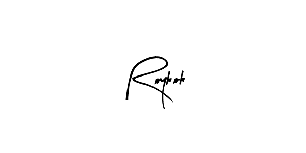 You should practise on your own different ways (Arty Signature) to write your name (Roykok) in signature. don't let someone else do it for you. Roykok signature style 8 images and pictures png