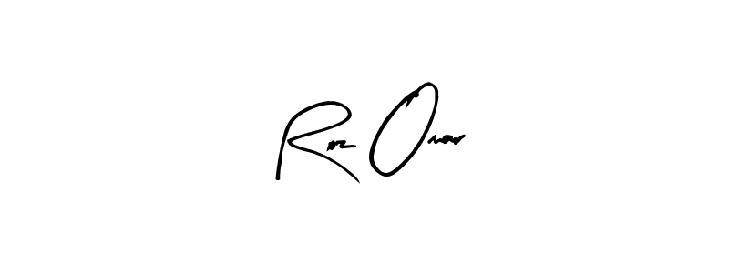 Design your own signature with our free online signature maker. With this signature software, you can create a handwritten (Arty Signature) signature for name Roz Omar. Roz Omar signature style 8 images and pictures png