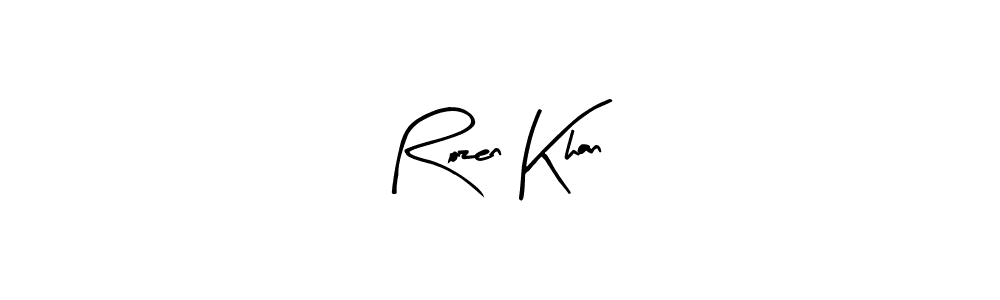 Best and Professional Signature Style for Rozen Khan. Arty Signature Best Signature Style Collection. Rozen Khan signature style 8 images and pictures png