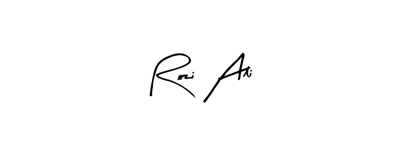 Make a short Rozi Ali signature style. Manage your documents anywhere anytime using Arty Signature. Create and add eSignatures, submit forms, share and send files easily. Rozi Ali signature style 8 images and pictures png
