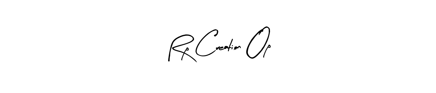 Use a signature maker to create a handwritten signature online. With this signature software, you can design (Arty Signature) your own signature for name Rp Creation Op. Rp Creation Op signature style 8 images and pictures png