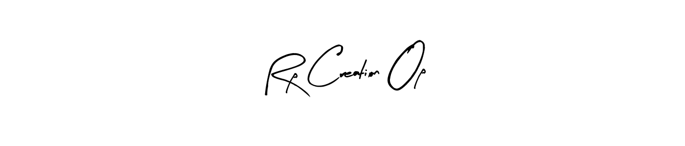 Use a signature maker to create a handwritten signature online. With this signature software, you can design (Arty Signature) your own signature for name Rp Creation Op. Rp Creation Op signature style 8 images and pictures png