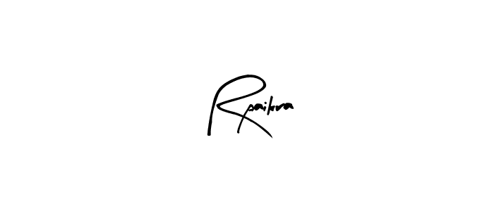 Create a beautiful signature design for name Rpaikra. With this signature (Arty Signature) fonts, you can make a handwritten signature for free. Rpaikra signature style 8 images and pictures png