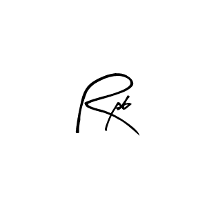 Arty Signature is a professional signature style that is perfect for those who want to add a touch of class to their signature. It is also a great choice for those who want to make their signature more unique. Get Rpb name to fancy signature for free. Rpb signature style 8 images and pictures png