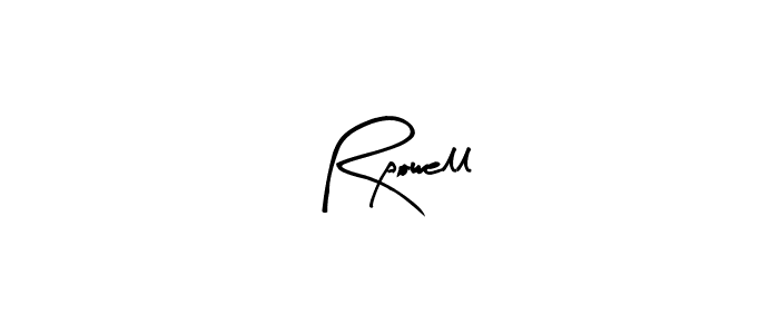 Create a beautiful signature design for name Rpowell. With this signature (Arty Signature) fonts, you can make a handwritten signature for free. Rpowell signature style 8 images and pictures png