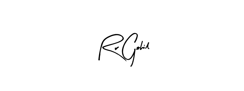 Here are the top 10 professional signature styles for the name Rr Gohil. These are the best autograph styles you can use for your name. Rr Gohil signature style 8 images and pictures png