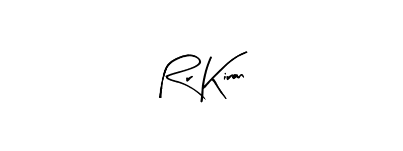 Use a signature maker to create a handwritten signature online. With this signature software, you can design (Arty Signature) your own signature for name Rr Kiran. Rr Kiran signature style 8 images and pictures png