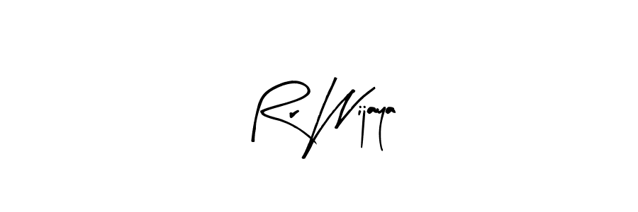 Use a signature maker to create a handwritten signature online. With this signature software, you can design (Arty Signature) your own signature for name Rr Wijaya. Rr Wijaya signature style 8 images and pictures png